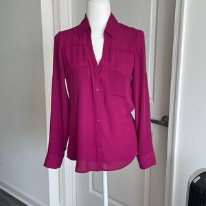 Express Blouse - berry